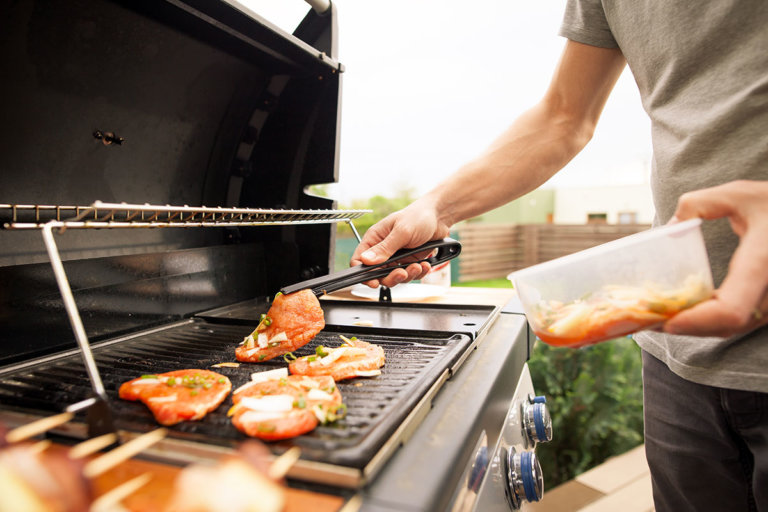 Doppel-Brenner-Gasgrills